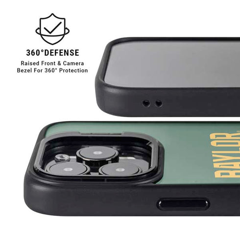 Baylor University BU Split iPhone 15 Pro Kickstand Case